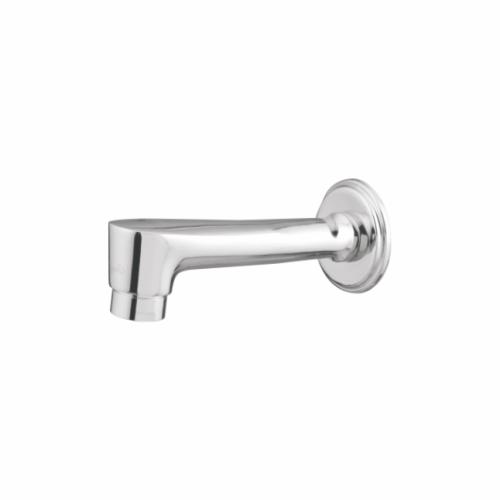 Wall Spout Plain with Wall Flange Chrome